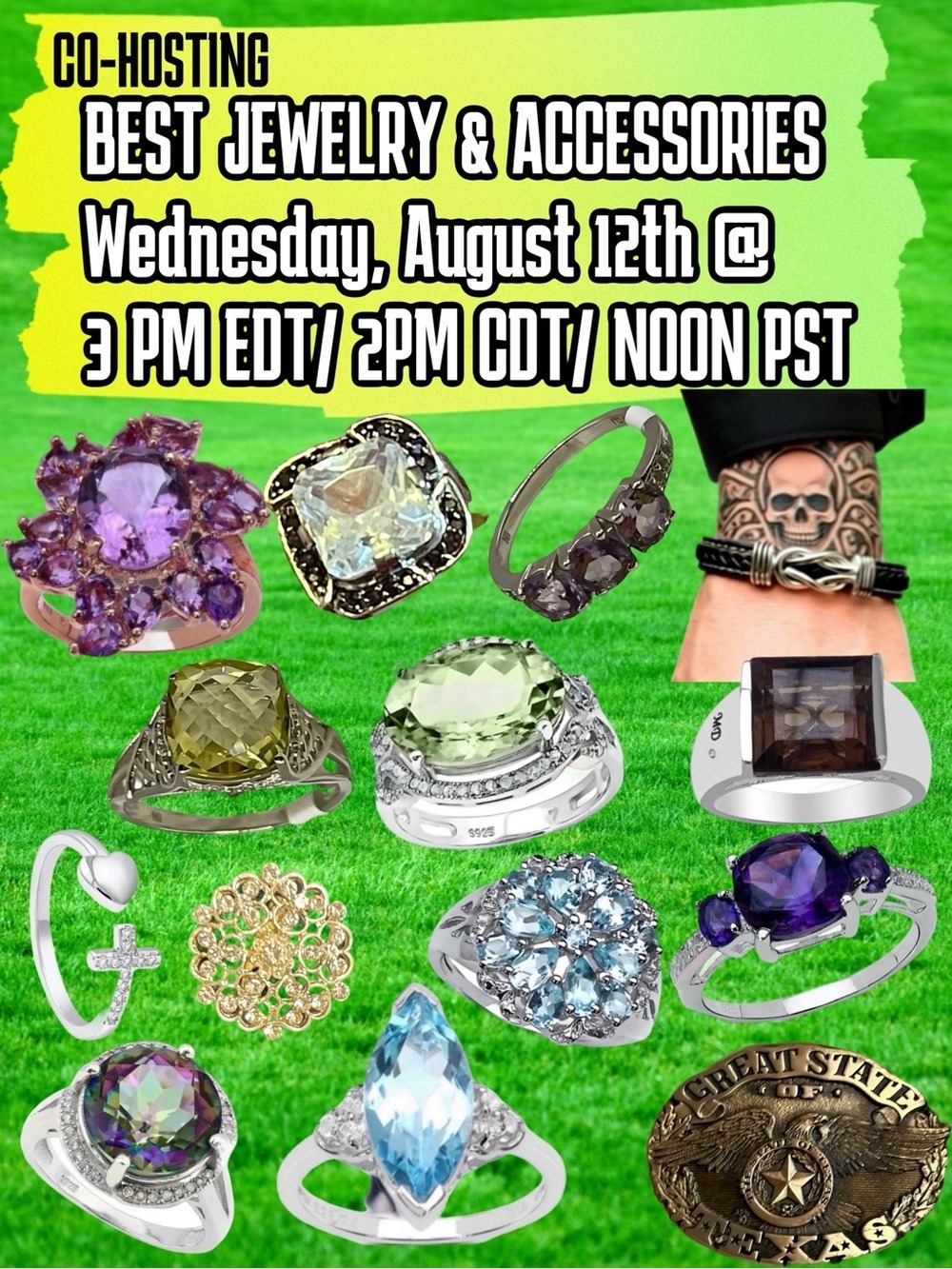 Co-hosting "Best in Jewelry & Accessories Party" August 12 at 12 PM PDT/2PM CST - Picture 9 of 17